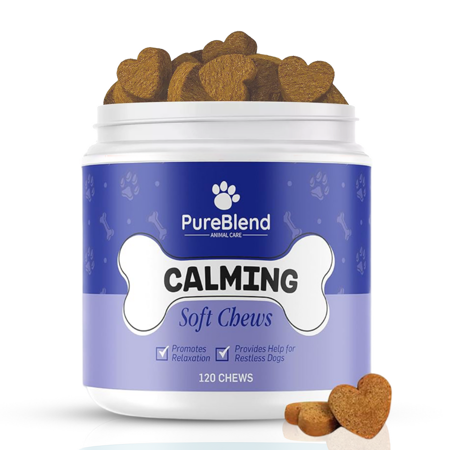 PureBlend Calming Chews for Dogs – Anxiety Relief for Dogs