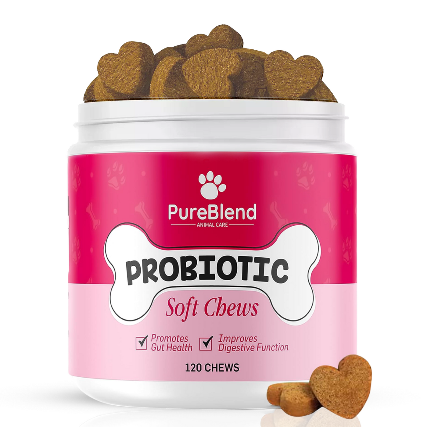 PureBlend Probiotic Chews for Dogs